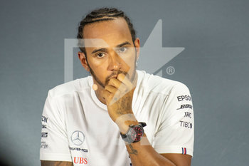 2019-09-07 - 44 Lewis Hamilton (GBR) Mercedes-Amg Petronas Motorspor - GRAN PREMIO HEINEKEN D´ITALIA 2019 - SABATO - PRESS CONFERENCE - FORMULA 1 - MOTORS