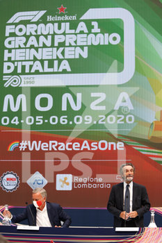 2020-08-27 - Attilio Fontana, President of Regione Lombardia - CONFERENZA STAMPA GRAN PREMIO HEINEKEN D'ITALIA - FORMULA 1 - MOTORS