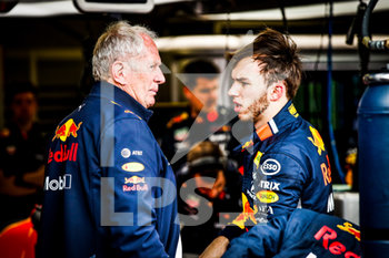 2020-09-07 - GASLY Pierre (fra), Aston Martin Red Bull Racing Honda RB15, MARKO Helmut (aut), Aston Martin Red Bull Racing Drivers' Manager, portrait during the 2019 Formula One World Championship, Grand Prix of Monaco from on May 23 to 26 in Monaco - Photo Florent Gooden / DPPI - PIERRE GASLY CAREER - FORMULA 1 - MOTORS