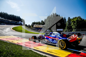 2020-09-07 - 10 GASLY Pierre (fra), Scuderia Toro Rosso Honda STR14, action during the 2019 Formula One World Championship, Belgium Grand Prix from August 29 to september 1 in Spa -Francorchamps, Belgium - Photo Florent Gooden / DPPI - PIERRE GASLY CAREER - FORMULA 1 - MOTORS