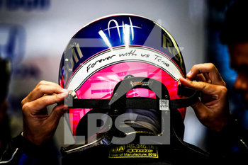 2020-09-07 - GASLY Pierre (fra), Scuderia Toro Rosso Honda STR14, wearing a special helmet in memory of Anthoine Hubert, during 2019 Formula 1 FIA world championship, Italy Grand Prix, at Monza from september 5 to 9 - Photo Florent Gooden / DPPI - PIERRE GASLY CAREER - FORMULA 1 - MOTORS