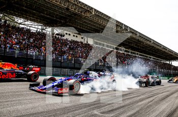 2020-09-07 - 10 GASLY Pierre (fra), Scuderia Toro Rosso Honda STR14, action during the 2019 Formula One World Championship, Brazil Grand Prix from November 15 to 17 in Sao Paulo, Brazil - Photo DPPI - PIERRE GASLY CAREER - FORMULA 1 - MOTORS