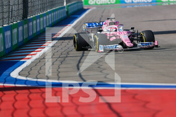 2020-09-24 - 11 PEREZ Sergio (mex), Racing Point F1 RP20, action during the Formula 1 VTB Russian Grand Prix 2020, from September 25 to 27, 2020 on the Sochi Autodrom, in Sochi, Russia - Photo Fran.ois Flamand / DPPI - FORMULA 1 VTB RUSSIAN GRAND PRIX 2020 - GIOVEDì - FORMULA 1 - MOTORS