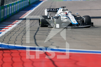 2020-09-24 - 63 RUSSELL George (gbr), Williams Racing F1 FW43, action during the Formula 1 VTB Russian Grand Prix 2020, from September 25 to 27, 2020 on the Sochi Autodrom, in Sochi, Russia - Photo Fran.ois Flamand / DPPI - FORMULA 1 VTB RUSSIAN GRAND PRIX 2020 - GIOVEDì - FORMULA 1 - MOTORS