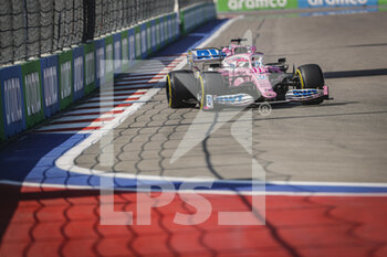 2020-09-25 - 11 PEREZ Sergio (mex), Racing Point F1 RP20, action during the Formula 1 VTB Russian Grand Prix 2020, from September 25 to 27, 2020 on the Sochi Autodrom, in Sochi, Russia - Photo Fran.ois Flamand / DPPI - FORMULA 1 VTB RUSSIAN GRAND PRIX 2020 - VENERDì - FORMULA 1 - MOTORS