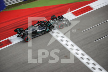 2020-09-26 - 44 HAMILTON Lewis (gbr), Mercedes AMG F1 GP W11 Hybrid EQ Power+, action during the Formula 1 VTB Russian Grand Prix 2020, from September 25 to 27, 2020 on the Sochi Autodrom, in Sochi, Russia - Photo Antonin Vincent / DPPI - FORMULA 1 VTB RUSSIAN GRAND PRIX 2020 - FORMULA 1 - MOTORS