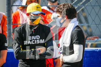 2020-09-27 - OCON Esteban (fra), Renault F1 Team RS20, STROLL Lance (can), Racing Point F1 RP20, portrait during the Formula 1 VTB Russian Grand Prix 2020, from September 25 to 27, 2020 on the Sochi Autodrom, in Sochi, Russia - Photo Antonin Vincent / DPPI - FORMULA 1 VTB RUSSIAN GRAND PRIX 2020 - SUNDAY - FORMULA 1 - MOTORS