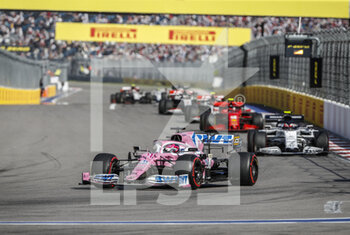 2020-09-27 - 11 PEREZ Sergio (mex), Racing Point F1 RP20, action during the Formula 1 VTB Russian Grand Prix 2020, from September 25 to 27, 2020 on the Sochi Autodrom, in Sochi, Russia - Photo Fran..ois Flamand / DPPI - FORMULA 1 VTB RUSSIAN GRAND PRIX 2020 - SUNDAY - FORMULA 1 - MOTORS