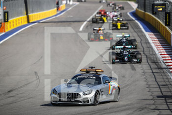 2020-09-27 - Safety car during the Formula 1 VTB Russian Grand Prix 2020, from September 25 to 27, 2020 on the Sochi Autodrom, in Sochi, Russia - Photo Antonin Vincent / DPPI - FORMULA 1 VTB RUSSIAN GRAND PRIX 2020 - SUNDAY - FORMULA 1 - MOTORS