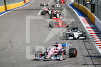2020-09-27 - 11 PEREZ Sergio (mex), Racing Point F1 RP20, action during the Formula 1 VTB Russian Grand Prix 2020, from September 25 to 27, 2020 on the Sochi Autodrom, in Sochi, Russia - Photo Antonin Vincent / DPPI - FORMULA 1 VTB RUSSIAN GRAND PRIX 2020 - SUNDAY - FORMULA 1 - MOTORS