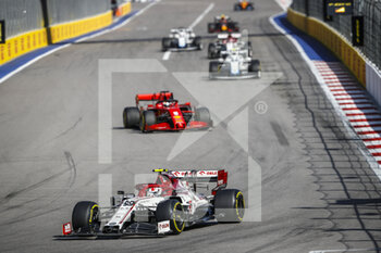 2020-09-27 - 99 GIOVINAZZI Antonio (ita), Alfa Romeo Racing ORLEN C39, action during the Formula 1 VTB Russian Grand Prix 2020, from September 25 to 27, 2020 on the Sochi Autodrom, in Sochi, Russia - Photo Antonin Vincent / DPPI - FORMULA 1 VTB RUSSIAN GRAND PRIX 2020 - SUNDAY - FORMULA 1 - MOTORS