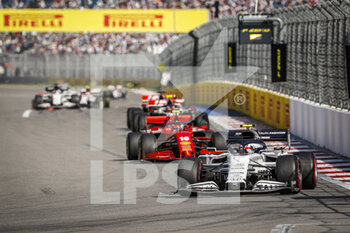 2020-09-27 - 10 GASLY Pierre (fra), Scuderia AlphaTauri Honda AT01, action during the Formula 1 VTB Russian Grand Prix 2020, from September 25 to 27, 2020 on the Sochi Autodrom, in Sochi, Russia - Photo Fran.ois Flamand / DPPI - FORMULA 1 VTB RUSSIAN GRAND PRIX 2020 - SUNDAY - FORMULA 1 - MOTORS