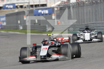 2020-09-27 - 20 MAGNUSSEN Kevin (dnk), Haas F1 Team VF-20 Ferrari, action during the Formula 1 VTB Russian Grand Prix 2020, from September 25 to 27, 2020 on the Sochi Autodrom, in Sochi, Russia - Photo Antonin Vincent / DPPI - FORMULA 1 VTB RUSSIAN GRAND PRIX 2020 - SUNDAY - FORMULA 1 - MOTORS