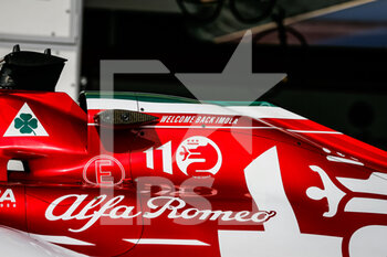 2020-10-30 - Alfa Romeo Racing ORLEN C39, during the Formula 1 Emirates Gran Premio Dell'emilia Romagna 2020, Emilia Romagna Grand Prix, from October 31 to November 1, 2020 on the Autodromo Internazionale Enzo e Dino Ferrari, in Imola, Italy - Photo Antonin Vincent / DPPI - FORMULA 1 EMIRATES EMILIA ROMAGNA GRAND PRIX 2020 - FRIDAY - FORMULA 1 - MOTORS