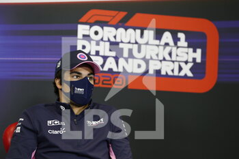 2020-11-12 - STROLL Lance (can), Racing Point F1 RP20, portrait during press conference of the Formula 1 DHL Turkish Grand Prix 2020, from November 13 to 15, 2020 on the Intercity Istanbul Park, in Tuzla, near Istanbul, Turkey - Photo Antonin Vincent / DPPI - FORMULA 1 DHL TURKISH GRAND PRIX 2020 - THURSDAY - FORMULA 1 - MOTORS