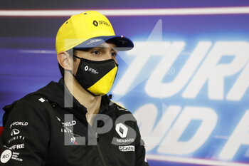 2020-11-12 - OCON Esteban (fra), Renault F1 Team RS20, portrait during press conference of the Formula 1 DHL Turkish Grand Prix 2020, from November 13 to 15, 2020 on the Intercity Istanbul Park, in Tuzla, near Istanbul, Turkey - Photo Antonin Vincent / DPPI - FORMULA 1 DHL TURKISH GRAND PRIX 2020 - THURSDAY - FORMULA 1 - MOTORS