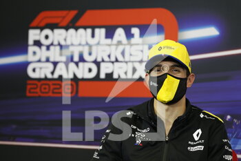 2020-11-12 - OCON Esteban (fra), Renault F1 Team RS20, portrait during press conference of the Formula 1 DHL Turkish Grand Prix 2020, from November 13 to 15, 2020 on the Intercity Istanbul Park, in Tuzla, near Istanbul, Turkey - Photo Antonin Vincent / DPPI - FORMULA 1 DHL TURKISH GRAND PRIX 2020 - THURSDAY - FORMULA 1 - MOTORS