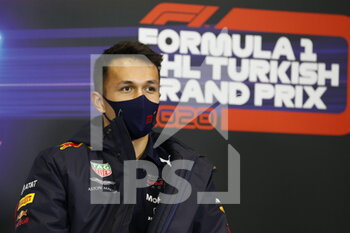 2020-11-12 - ALBON Alexander (tha), Aston Martin Red Bull Racing Honda RB16, portrait during press conference of the Formula 1 DHL Turkish Grand Prix 2020, from November 13 to 15, 2020 on the Intercity Istanbul Park, in Tuzla, near Istanbul, Turkey - Photo Antonin Vincent / DPPI - FORMULA 1 DHL TURKISH GRAND PRIX 2020 - THURSDAY - FORMULA 1 - MOTORS
