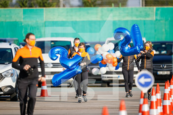 2020-11-13 - balloons to celebrate the birthday of NORRIS Lando (gbr), McLaren Renault F1 MCL35, portrait during the Formula 1 DHL Turkish Grand Prix 2020, from November 13 to 15, 2020 on the Intercity Istanbul Park, in Tuzla, near Istanbul, Turkey - Photo Antonin Vincent / DPPI - FORMULA 1 DHL TURKISH GRAND PRIX 2020 - FRIDAY - FORMULA 1 - MOTORS