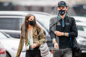 2020-11-14 - RUSSELL George (gbr), Williams Racing F1 FW43, portrait with his girlfriend during the Formula 1 DHL Turkish Grand Prix 2020, from November 13 to 15, 2020 on the Intercity Istanbul Park, in Tuzla, near Istanbul, Turkey - Photo Antonin Vincent / DPPI - FORMULA 1 DHL TURKISH GRAND PRIX 2020 - SATURDAY - FORMULA 1 - MOTORS