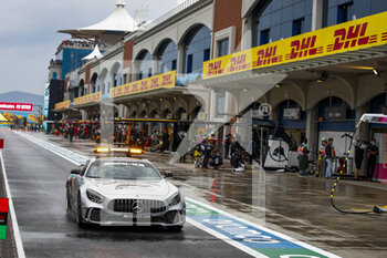 2020-11-14 - The FIA Mercedes AMG Safety Car during the Formula 1 DHL Turkish Grand Prix 2020, from November 13 to 15, 2020 on the Intercity Istanbul Park, in Tuzla, near Istanbul, Turkey - Photo Florent Gooden / DPPI - FORMULA 1 DHL TURKISH GRAND PRIX 2020 - SATURDAY - FORMULA 1 - MOTORS