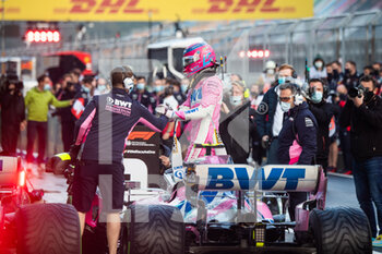 2020-11-15 - STROLL Lance (can), Racing Point F1 RP20, portrait during the Formula 1 DHL Turkish Grand Prix 2020, from November 13 to 15, 2020 on the Intercity Istanbul Park, in Tuzla, near Istanbul, Turkey - Photo DPPI - FORMULA 1 DHL TURKISH GRAND PRIX 2020 - SUNDAY - FORMULA 1 - MOTORS