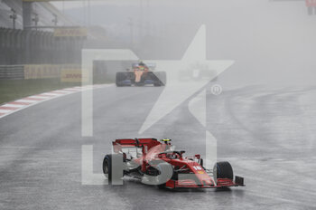 2020-11-15 - 16 LECLERC Charles (mco), Scuderia Ferrari SF1000, action during the Formula 1 DHL Turkish Grand Prix 2020, from November 13 to 15, 2020 on the Intercity Istanbul Park, in Tuzla, near Istanbul, Turkey - Photo Florent Gooden / DPPI - FORMULA 1 DHL TURKISH GRAND PRIX 2020 - SUNDAY - FORMULA 1 - MOTORS