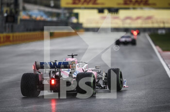2020-11-15 - 11 PEREZ Sergio (mex), Racing Point F1 RP20, action during the Formula 1 DHL Turkish Grand Prix 2020, from November 13 to 15, 2020 on the Intercity Istanbul Park, in Tuzla, near Istanbul, Turkey - Photo Antonin Vincent / DPPI - FORMULA 1 DHL TURKISH GRAND PRIX 2020 - SUNDAY - FORMULA 1 - MOTORS