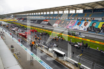 2020-11-15 - The starting grid during the Formula 1 DHL Turkish Grand Prix 2020, from November 13 to 15, 2020 on the Intercity Istanbul Park, in Tuzla, near Istanbul, Turkey - Photo Florent Gooden / DPPI - FORMULA 1 DHL TURKISH GRAND PRIX 2020 - SUNDAY - FORMULA 1 - MOTORS