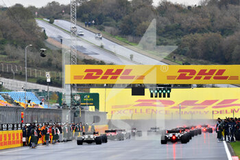 2020-11-15 - starting grid, grille de depart, during the Formula 1 DHL Turkish Grand Prix 2020, from November 13 to 15, 2020 on the Intercity Istanbul Park, in Tuzla, near Istanbul, Turkey - Photo DPPI - FORMULA 1 DHL TURKISH GRAND PRIX 2020 - SUNDAY - FORMULA 1 - MOTORS