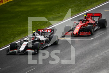 2020-11-15 - 20 MAGNUSSEN Kevin (dnk), Haas F1 Team VF-20 Ferrari, LECLERC Charles (mco), Scuderia Ferrari SF1000, action during the Formula 1 DHL Turkish Grand Prix 2020, from November 13 to 15, 2020 on the Intercity Istanbul Park, in Tuzla, near Istanbul, Turkey - Photo Florent Gooden / DPPI - FORMULA 1 DHL TURKISH GRAND PRIX 2020 - SUNDAY - FORMULA 1 - MOTORS