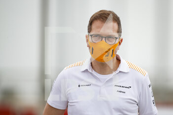2020-11-27 - SEIDL Andreas, Team Principal of McLaren F1, portrait during the Formula 1 Gulf Air Bahrain Grand Prix 2020, from November 27 to 29, 2020 on the Bahrain International Circuit, in Sakhir, Bahrain - Photo Florent Gooden / DPPI - FORMULA 1 GULF AIR BAHRAIN GRAND PRIX 2020 - FRIDAY - FORMULA 1 - MOTORS