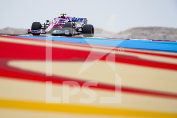 2020-11-27 - 18 STROLL Lance (can), Racing Point F1 RP20, action during the Formula 1 Gulf Air Bahrain Grand Prix 2020, from November 27 to 29, 2020 on the Bahrain International Circuit, in Sakhir, Bahrain - Photo Florent Gooden / DPPI - FORMULA 1 GULF AIR BAHRAIN GRAND PRIX 2020 - FRIDAY - FORMULA 1 - MOTORS