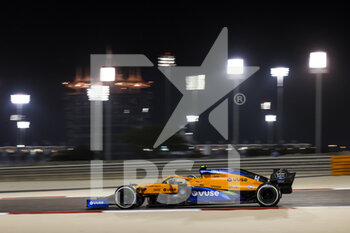 2020-11-27 - NORRIS Lando (gbr), McLaren Renault F1 MCL35, action during the Formula 1 Gulf Air Bahrain Grand Prix 2020, from November 27 to 29, 2020 on the Bahrain International Circuit, in Sakhir, Bahrain - Photo DPPI - FORMULA 1 GULF AIR BAHRAIN GRAND PRIX 2020 - FRIDAY - FORMULA 1 - MOTORS