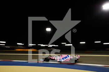2020-11-27 - 18 STROLL Lance (can), Racing Point F1 RP20, action during the Formula 1 Gulf Air Bahrain Grand Prix 2020, from November 27 to 29, 2020 on the Bahrain International Circuit, in Sakhir, Bahrain - Photo Florent Gooden / DPPI - FORMULA 1 GULF AIR BAHRAIN GRAND PRIX 2020 - FRIDAY - FORMULA 1 - MOTORS