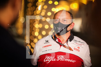 2020-11-27 - VASSEUR Frederic (fra), Team Principal of Alfa Romeo Racing ORLEN, portrait during the Formula 1 Gulf Air Bahrain Grand Prix 2020, from November 27 to 29, 2020 on the Bahrain International Circuit, in Sakhir, Bahrain - Photo Antonin Vincent / DPPI - FORMULA 1 GULF AIR BAHRAIN GRAND PRIX 2020 - FRIDAY - FORMULA 1 - MOTORS
