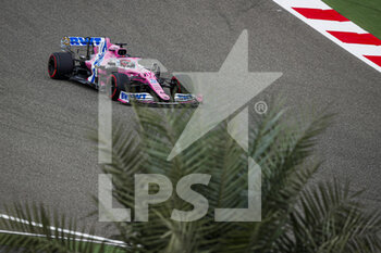 2020-11-28 - 11 PEREZ Sergio (mex), Racing Point F1 RP20, action during the Formula 1 Gulf Air Bahrain Grand Prix 2020, from November 27 to 29, 2020 on the Bahrain International Circuit, in Sakhir, Bahrain - Photo Florent Gooden / DPPI - FORMULA 1 GULF AIR BAHRAIN GRAND PRIX 2020 - SATURDAY - FORMULA 1 - MOTORS