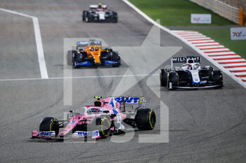 2020-11-29 - 18 STROLL Lance (can), Racing Point F1 RP20, action during the Formula 1 Gulf Air Bahrain Grand Prix 2020, from November 27 to 29, 2020 on the Bahrain International Circuit, in Sakhir, Bahrain - Photo Florent Gooden / DPPI - FORMULA 1 GULF AIR BAHRAIN GRAND PRIX 2020 - SUNDAY - FORMULA 1 - MOTORS