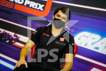 2020-12-03 - FITTIPALDI Pietro (bra), Reserve Driver of Haas F1 Team, portrait, press conference during the Formula 1 Rolex Sakhir Grand Prix 2020, from December 4 to 6, 2020 on the Bahrain International Circuit, in Sakhir, Bahrain - Photo Florent Gooden / DPPI - FORMULA 1 ROLEX SAKHIR GRAND PRIX 2020 - THURSDAY - FORMULA 1 - MOTORS