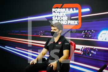 2020-12-03 - FITTIPALDI Pietro (bra), Reserve Driver of Haas F1 Team, portrait, press conference during the Formula 1 Rolex Sakhir Grand Prix 2020, from December 4 to 6, 2020 on the Bahrain International Circuit, in Sakhir, Bahrain - Photo Florent Gooden / DPPI - FORMULA 1 ROLEX SAKHIR GRAND PRIX 2020 - THURSDAY - FORMULA 1 - MOTORS