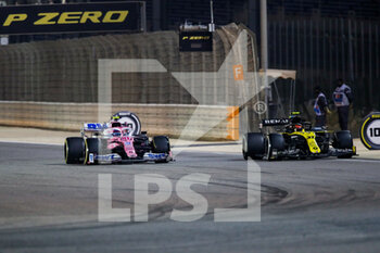 2020-12-06 - 18 STROLL Lance (can), Racing Point F1 RP20, action during the Formula 1 Rolex Sakhir Grand Prix 2020, from December 4 to 6, 2020 on the Bahrain International Circuit, in Sakhir, Bahrain - Photo Florent Gooden / DPPI - FORMULA 1 ROLEX SAKHIR GRAND PRIX 2020 - SUNDAY - FORMULA 1 - MOTORS