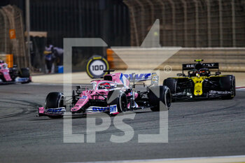 2020-12-06 - 11 PEREZ Sergio (mex), Racing Point F1 RP20, action during the Formula 1 Rolex Sakhir Grand Prix 2020, from December 4 to 6, 2020 on the Bahrain International Circuit, in Sakhir, Bahrain - Photo Florent Gooden / DPPI - FORMULA 1 ROLEX SAKHIR GRAND PRIX 2020 - SUNDAY - FORMULA 1 - MOTORS