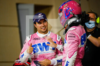 2020-12-06 - PEREZ Sergio (mex), Racing Point F1 RP20 celebrates his first win in F1 during the Formula 1 Rolex Sakhir Grand Prix 2020, from December 4 to 6, 2020 on the Bahrain International Circuit, in Sakhir, Bahrain - Photo Florent Gooden / DPPI - FORMULA 1 ROLEX SAKHIR GRAND PRIX 2020 - SUNDAY - FORMULA 1 - MOTORS