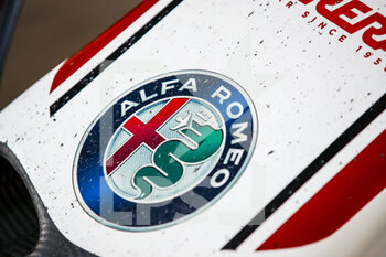 2020-12-10 - Alfa Romeo Racing ORLEN C39, mechanical detail of the front wing during the Formula 1 Etihad Airways Abu Dhabi Grand Prix 2020, from December 11 to 13, 2020 on the Yas Marina Circuit, in Abu Dhabi - Photo Florent Gooden / DPPI - FORMULA 1 ETIHAD AIRWAYS ABU DHABI GRAND PRIX 2020 - THURSDAY - FORMULA 1 - MOTORS