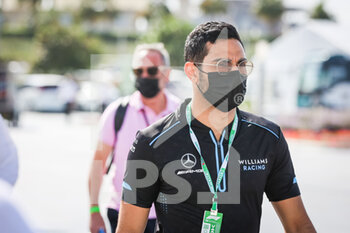 2020-12-11 - NISSANY Roy (il), Test driver of Williams Racing, portrait during the Formula 1 Etihad Airways Abu Dhabi Grand Prix 2020, from December 11 to 13, 2020 on the Yas Marina Circuit, in Abu Dhabi - Photo Antonin Vincent / DPPI - FORMULA 1 ETIHAD AIRWAYS ABU DHABI GRAND PRIX 2020 - FRIDAY - FORMULA 1 - MOTORS