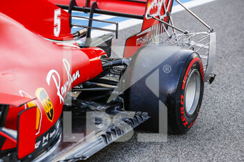 2020-12-11 - Scuderia Ferrari SF1000, mechanical detail of the floor around the rear axle during the Formula 1 Etihad Airways Abu Dhabi Grand Prix 2020, from December 11 to 13, 2020 on the Yas Marina Circuit, in Abu Dhabi - Photo Florent Gooden / DPPI - FORMULA 1 ETIHAD AIRWAYS ABU DHABI GRAND PRIX 2020 - FRIDAY - FORMULA 1 - MOTORS
