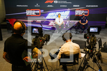 2020-12-11 - BROWN Zak (usa), Chief Executive Officer of McLaren Racing, portrait, SZAFNAUER Otmar (rom), Team Principal and CEO of Racing Point F1, portrait, press conference during the Formula 1 Etihad Airways Abu Dhabi Grand Prix 2020, from December 11 to 13, 2020 on the Yas Marina Circuit, in Abu Dhabi - Photo Antonin Vincent / DPPI - FORMULA 1 ETIHAD AIRWAYS ABU DHABI GRAND PRIX 2020 - FRIDAY - FORMULA 1 - MOTORS