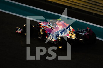 2020-12-11 - STROLL Lance (can), Racing Point F1 RP20, action during the Formula 1 Etihad Airways Abu Dhabi Grand Prix 2020, from December 11 to 13, 2020 on the Yas Marina Circuit, in Abu Dhabi - Photo Florent Gooden / DPPI - FORMULA 1 ETIHAD AIRWAYS ABU DHABI GRAND PRIX 2020 - FRIDAY - FORMULA 1 - MOTORS