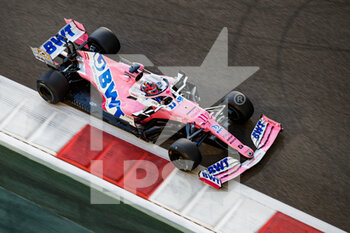 2020-12-11 - 11 PEREZ Sergio (mex), Racing Point F1 RP20, action during the Formula 1 Etihad Airways Abu Dhabi Grand Prix 2020, from December 11 to 13, 2020 on the Yas Marina Circuit, in Abu Dhabi - Photo Florent Gooden / DPPI - FORMULA 1 ETIHAD AIRWAYS ABU DHABI GRAND PRIX 2020 - FRIDAY - FORMULA 1 - MOTORS