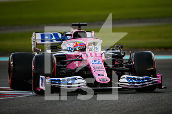 2020-12-12 - 11 PEREZ Sergio (mex), Racing Point F1 RP20, action during the Formula 1 Etihad Airways Abu Dhabi Grand Prix 2020, from December 11 to 13, 2020 on the Yas Marina Circuit, in Abu Dhabi - Photo Antonin Vincent / DPPI - FORMULA 1 ETIHAD AIRWAYS ABU DHABI GRAND PRIX 2020 - SATURDAY - FORMULA 1 - MOTORS